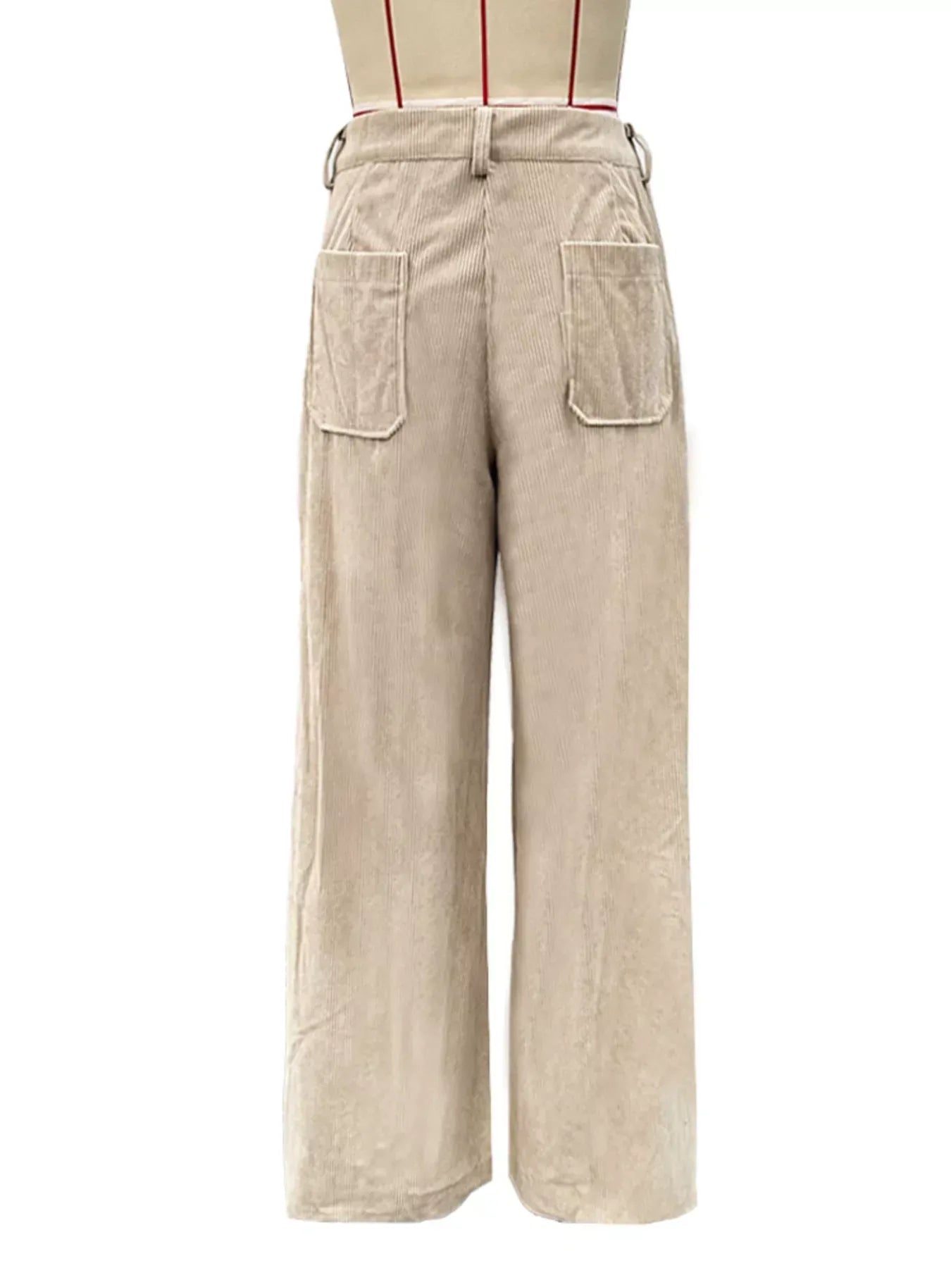 Wide Leg Corduroy Pants for Women