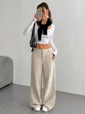 Wide Leg Corduroy Pants for Women