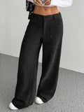 Wide Leg Corduroy Pants for Women