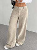 Wide Leg Corduroy Pants for Women