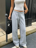 Wide Leg Drawstring Sweatpants