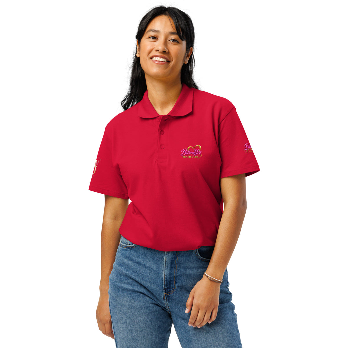 BY Beach Club — Women’s Premium Piqué Polo Shirt