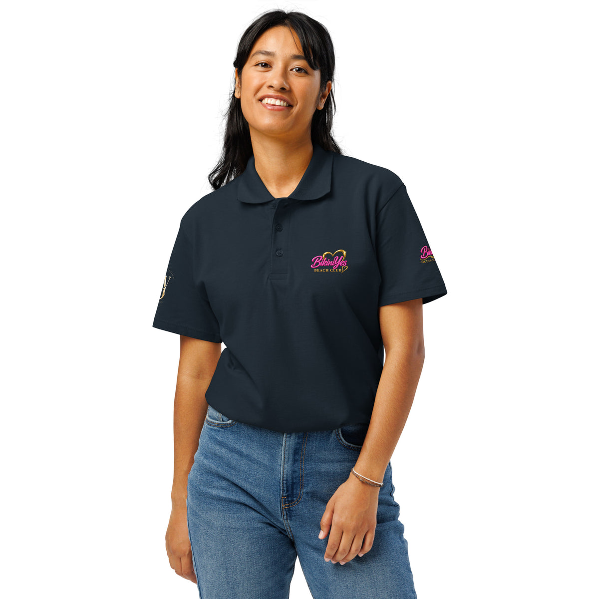 BY Beach Club — Women’s Premium Piqué Polo Shirt
