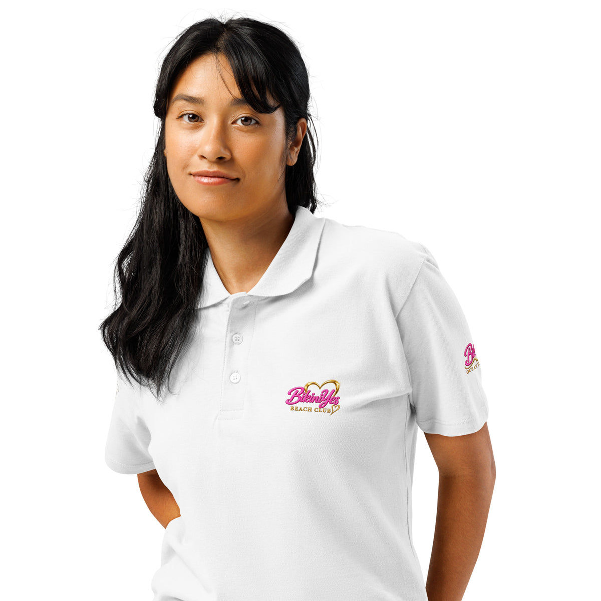 BY Beach Club — Women’s Premium Piqué Polo Shirt