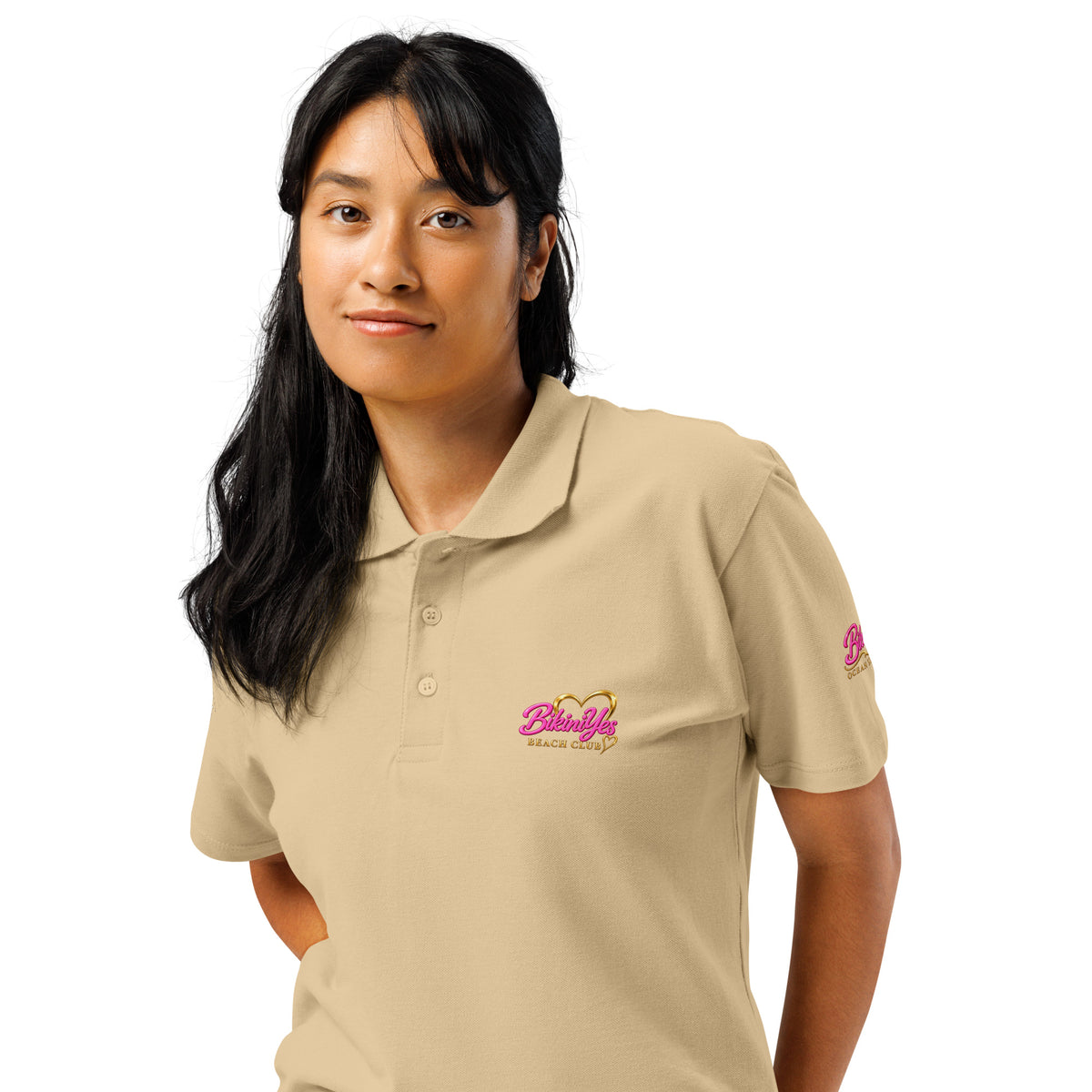 BY Beach Club — Women’s Premium Piqué Polo Shirt