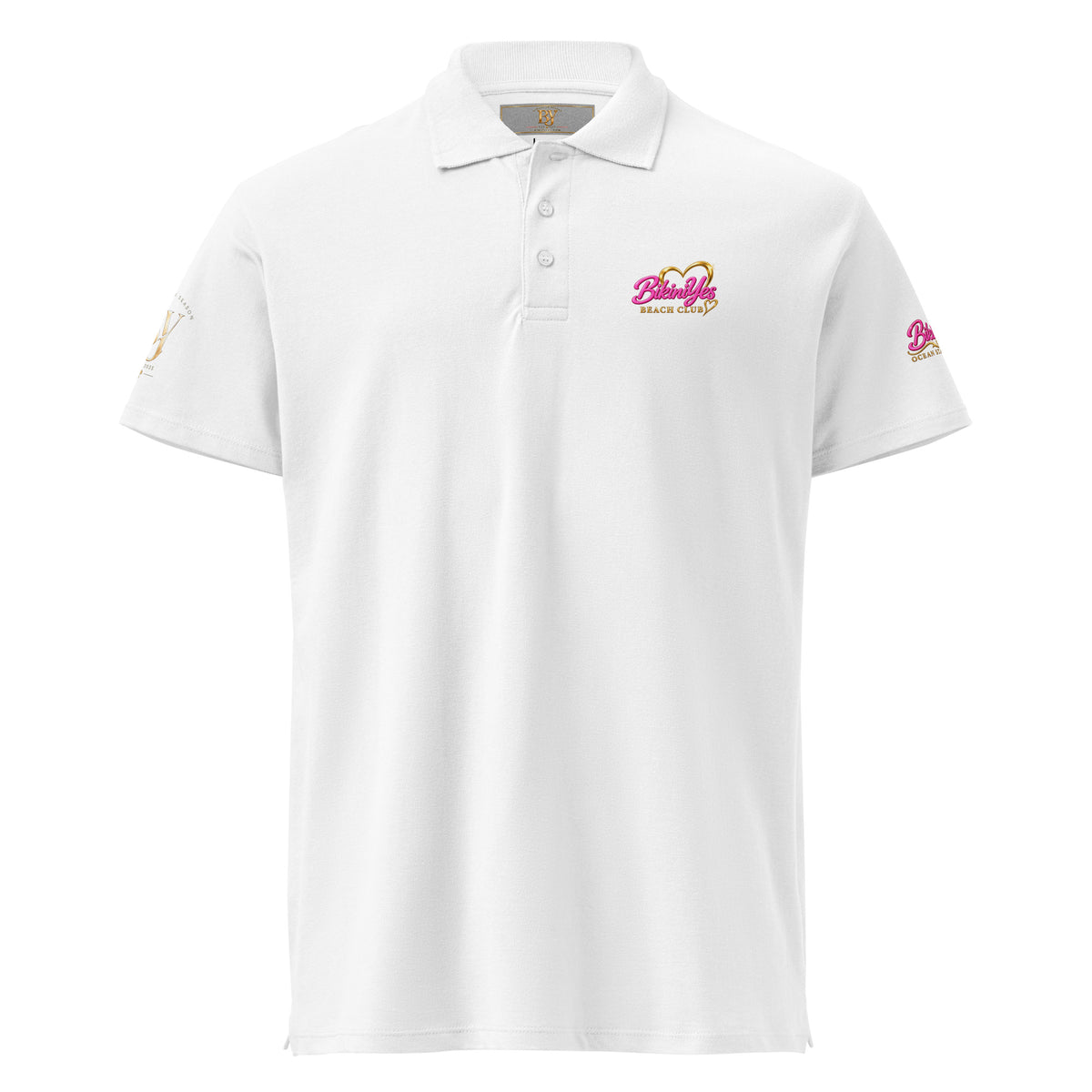 BY Beach Club — Women’s Premium Piqué Polo Shirt White / S