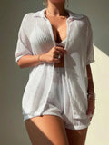 Women’s Beach Cover Up Sets White / S