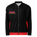 BY Tan Lines & Paradise — Women’s Black & Red Bomber Jacket