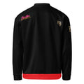 BY Tan Lines & Paradise — Women’s Black & Red Bomber Jacket
