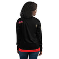 BY Tan Lines & Paradise — Women’s Black & Red Bomber Jacket