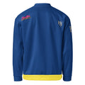 BY Tan Lines & Paradise — Women’s Blue & Yellow Bomber Jacket