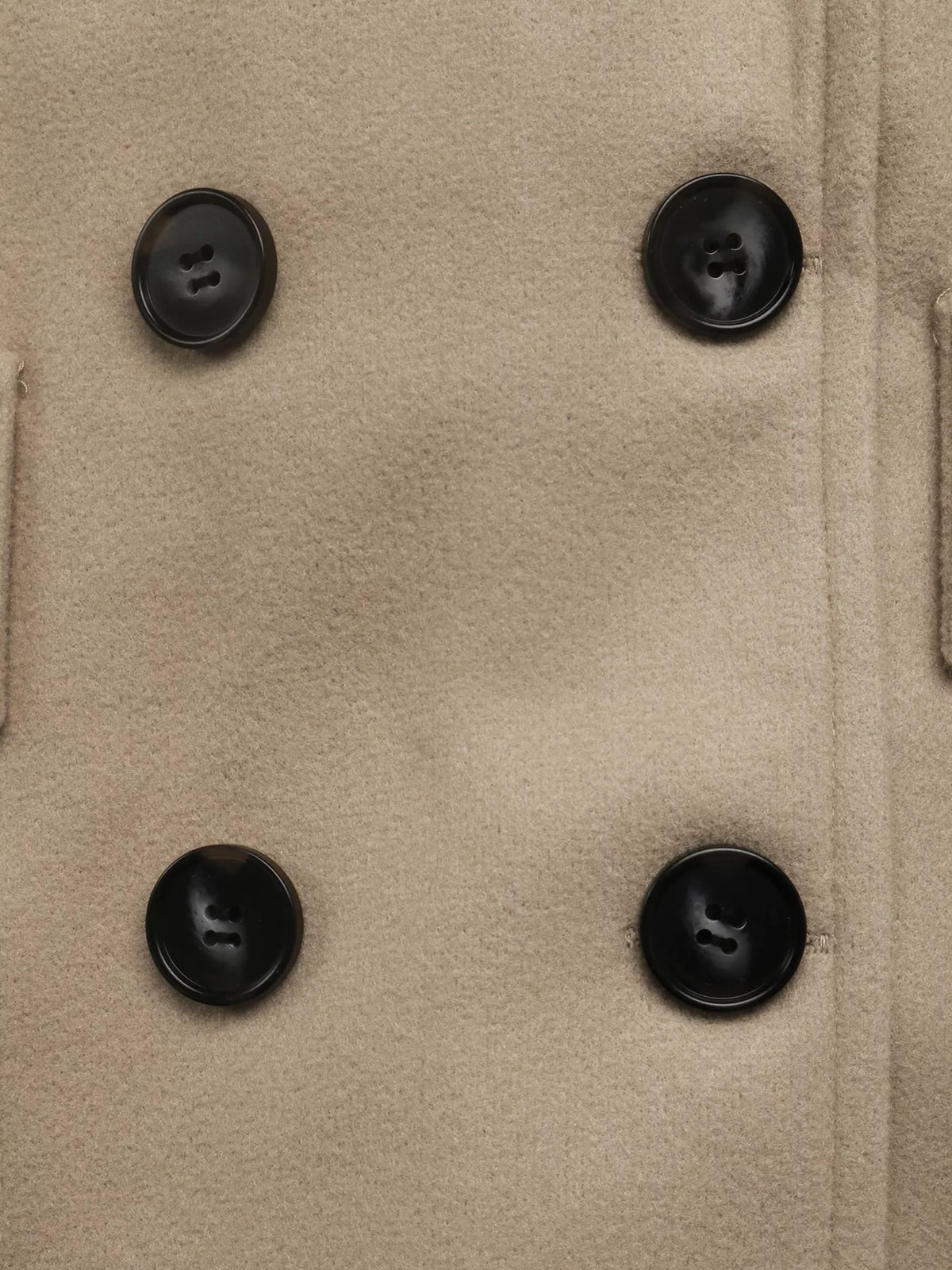 Double-Breasted Lapel Longline Coat