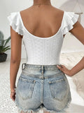Women’s Eyelet Lace Corset Bodysuit