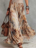 Floral Lace Halter Maxi Dress