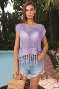 Women’s Knit Beach Cover Ups Lavender / S