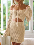Women’s Lace-Up Beach Cover Ups