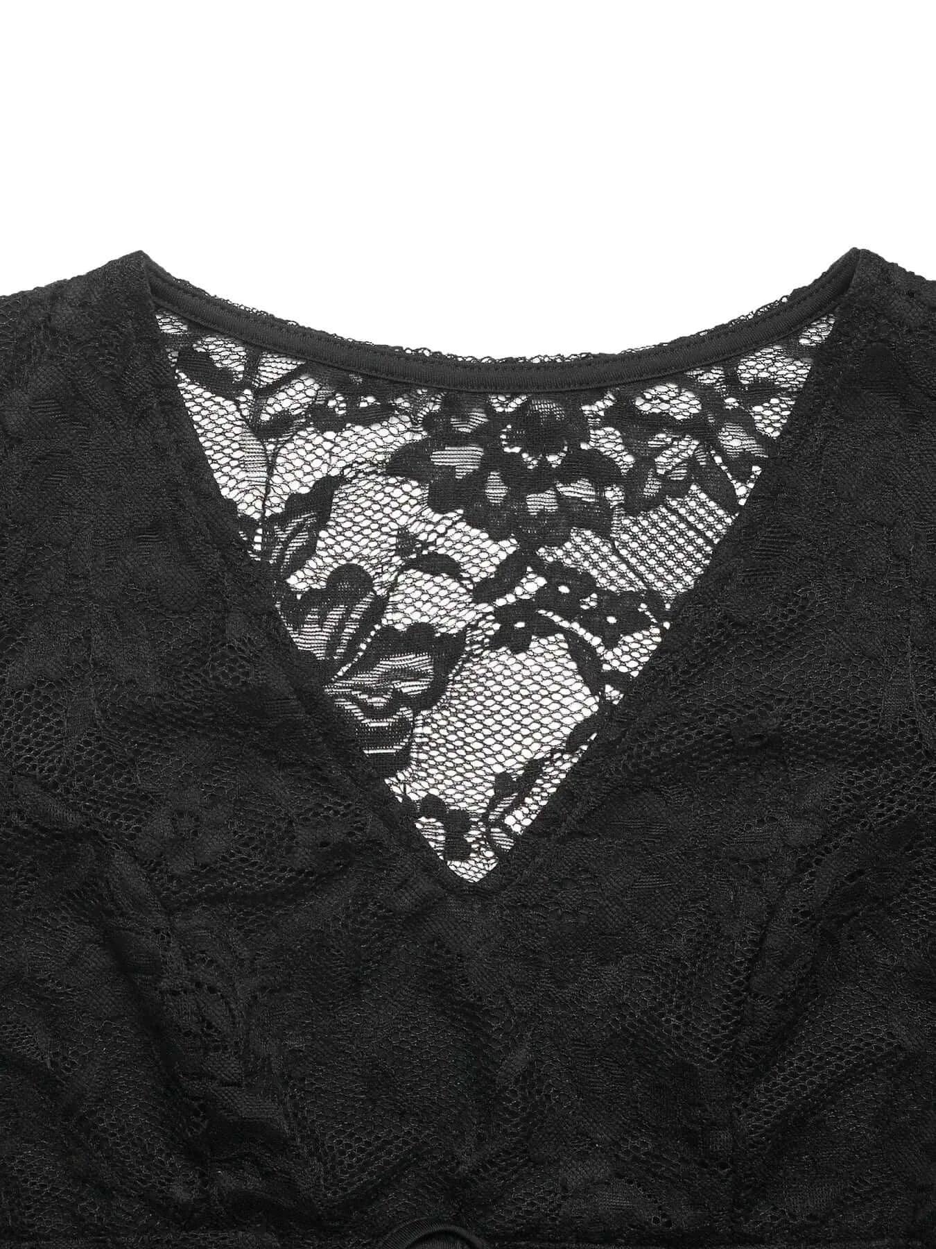 Women’s Lace V-Neck Bodysuit