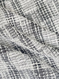 Plaid Tweed-Style Button-Front Mini Dress