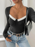 Women’s Ribbed Long Sleeve Bodysuit