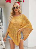 Women’s Shawl Beach Cover Ups Mustard / S