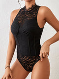 Women’s Sleeveless Lace Bodysuit