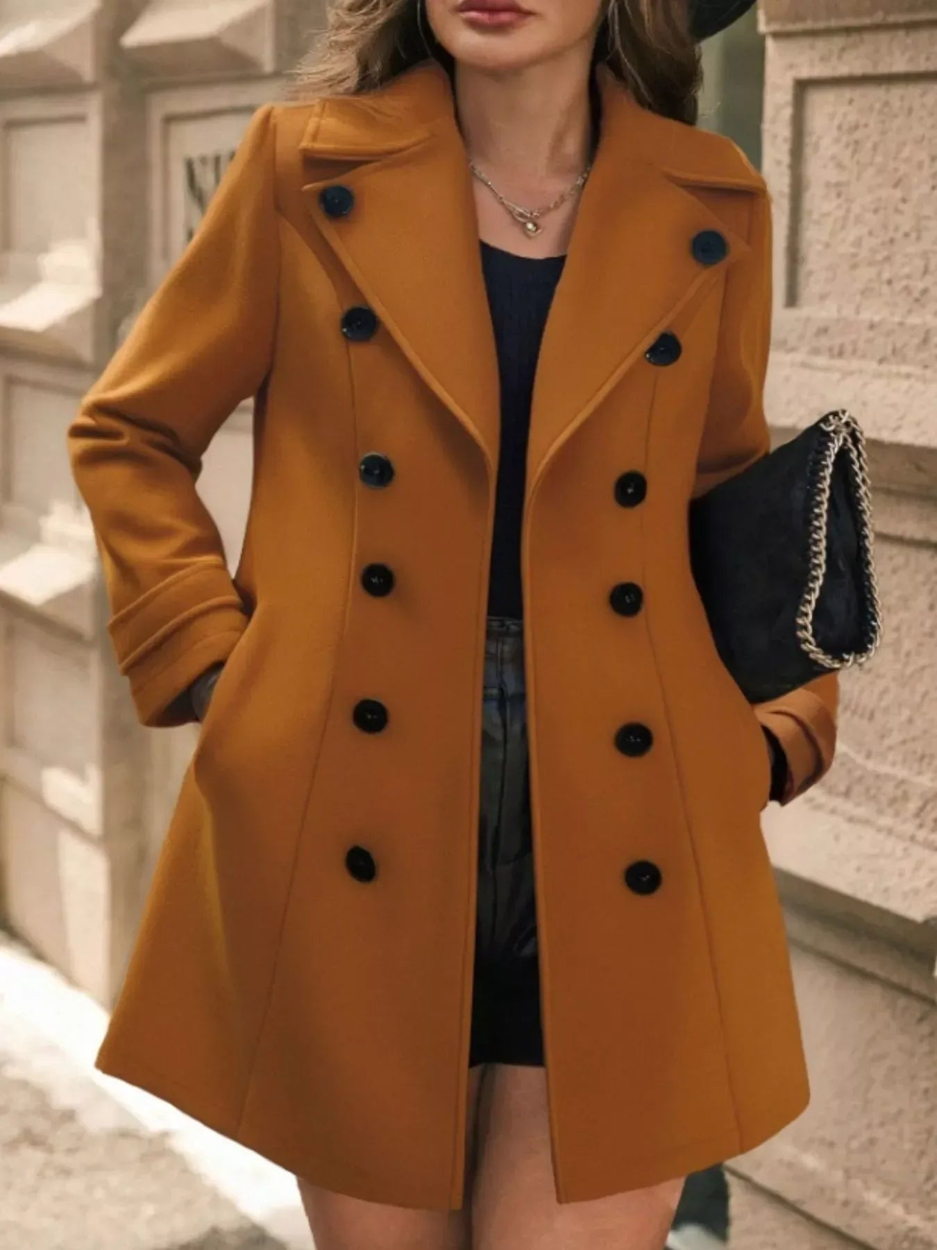 Wool Blend Overcoat