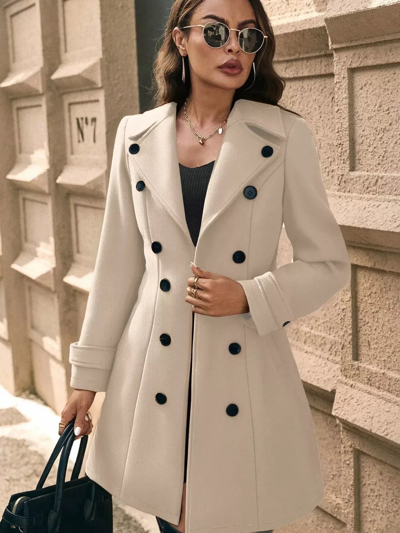 Wool Blend Overcoat