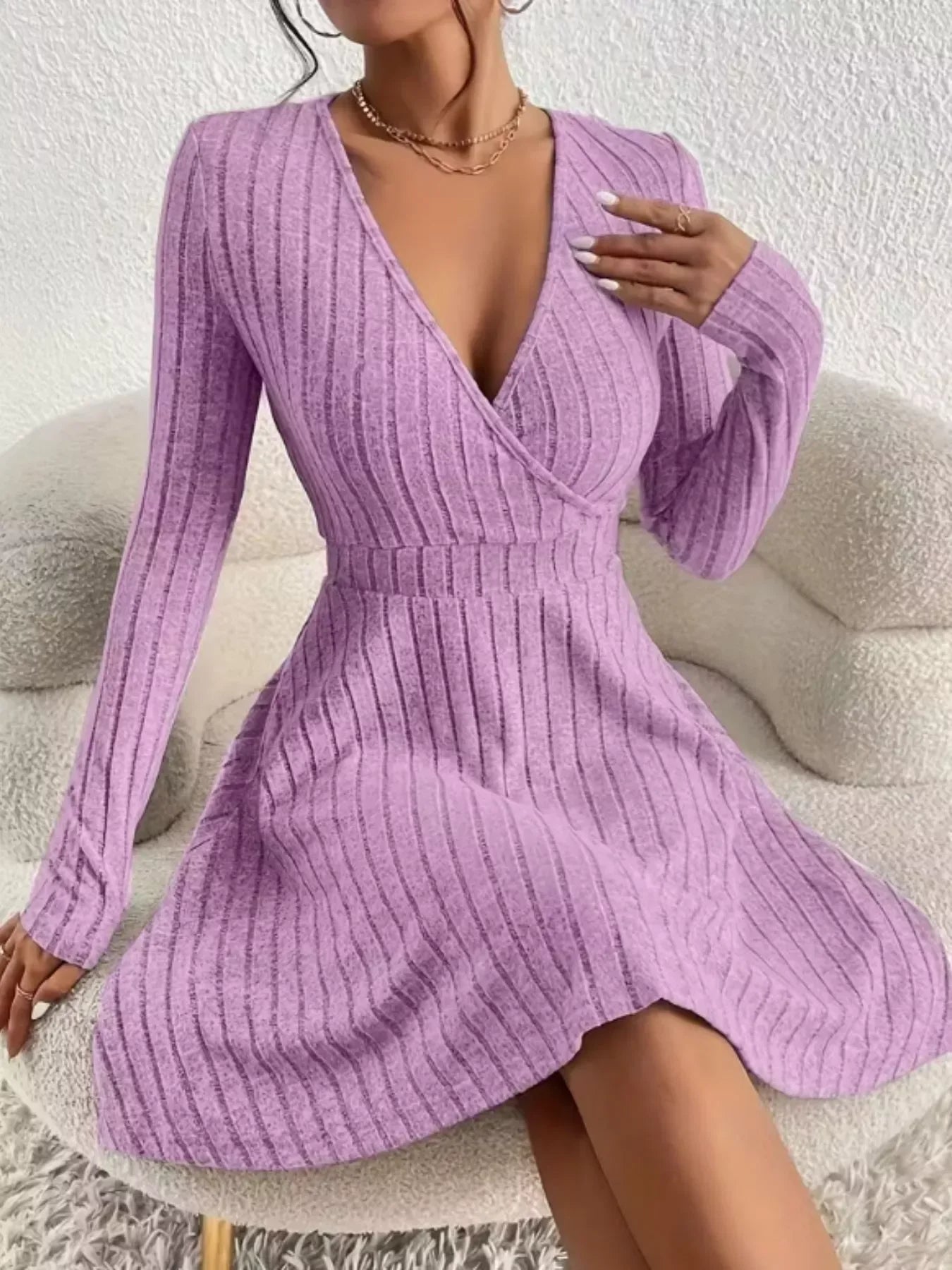 Wrap Mini Dress