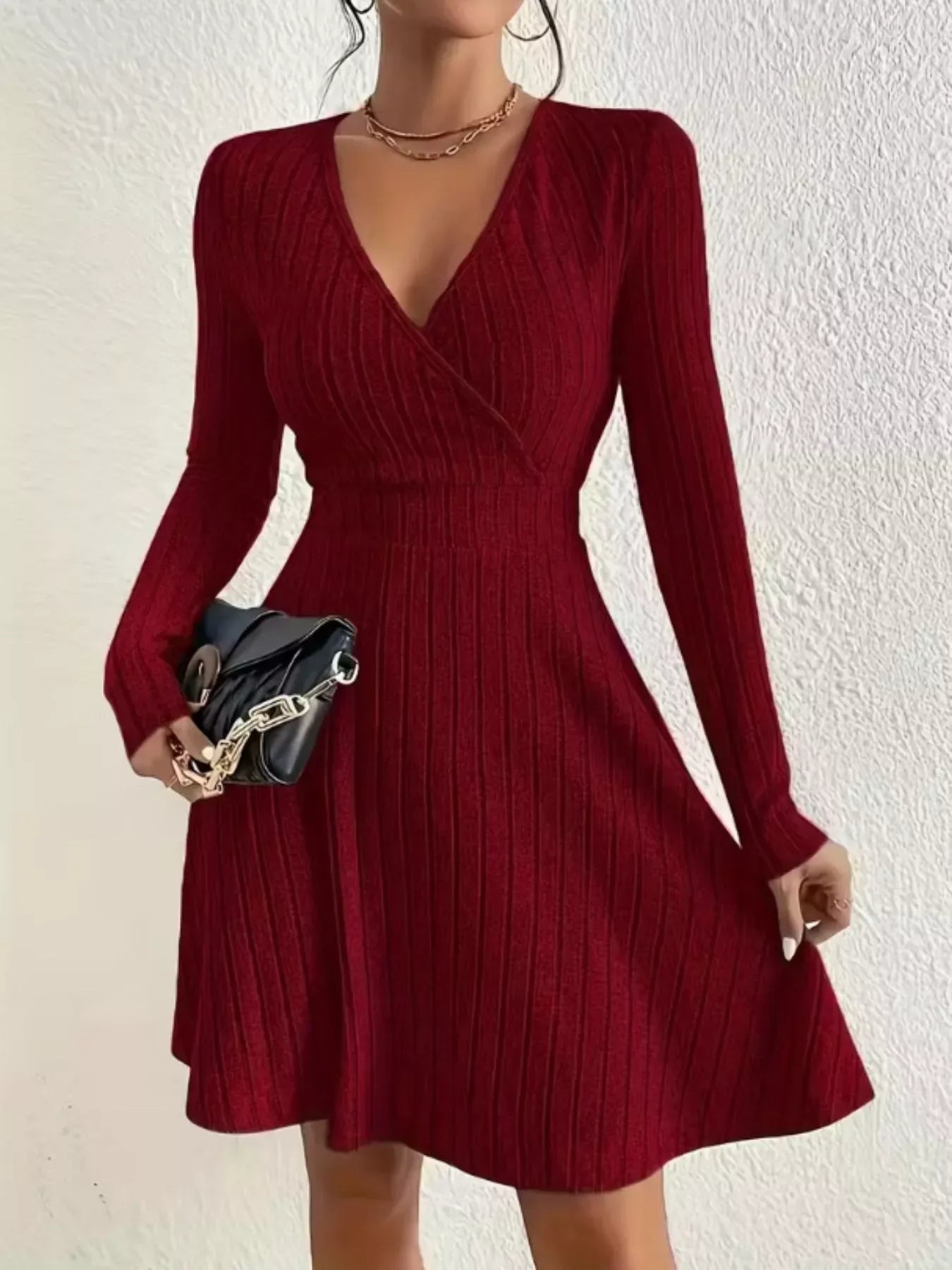 Wrap Mini Dress