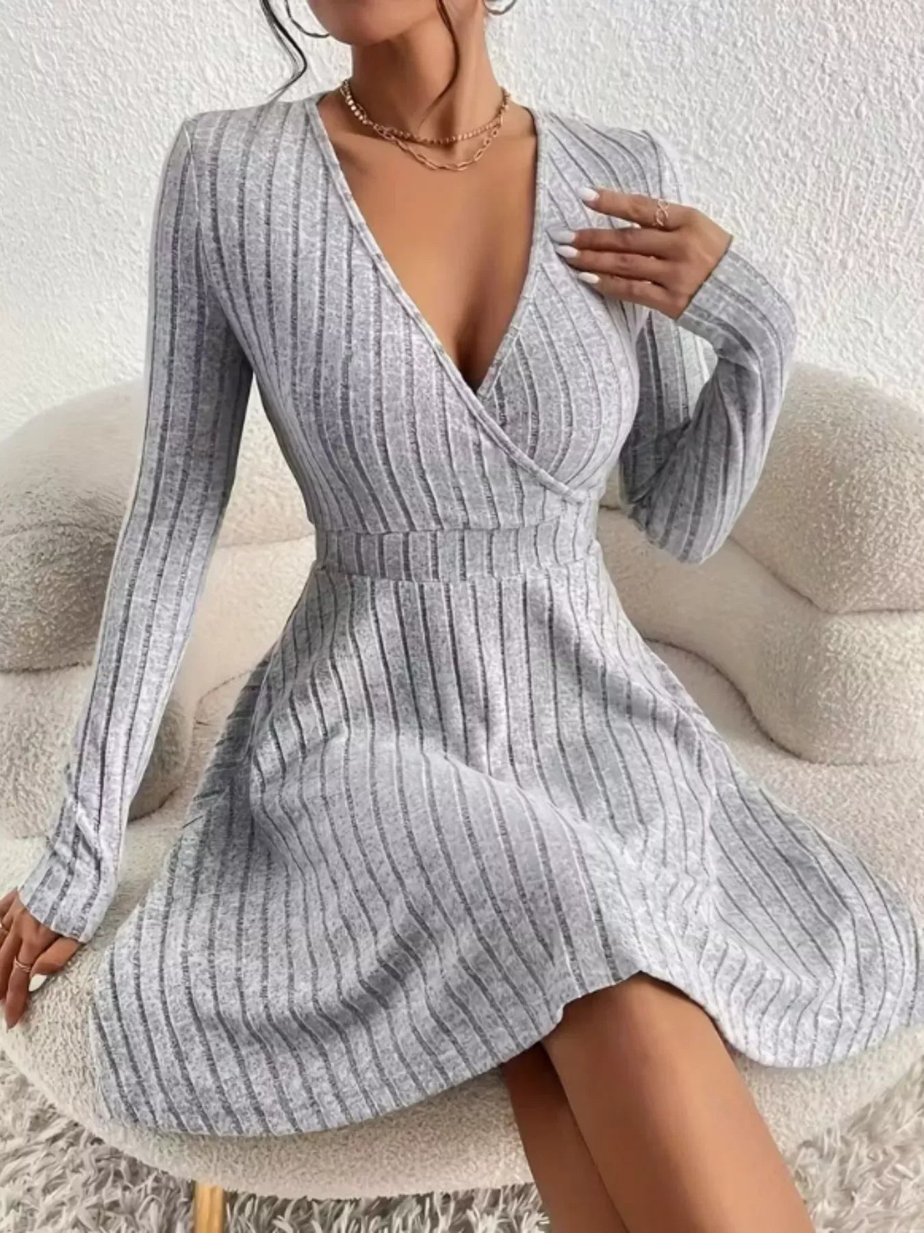 Wrap Mini Dress