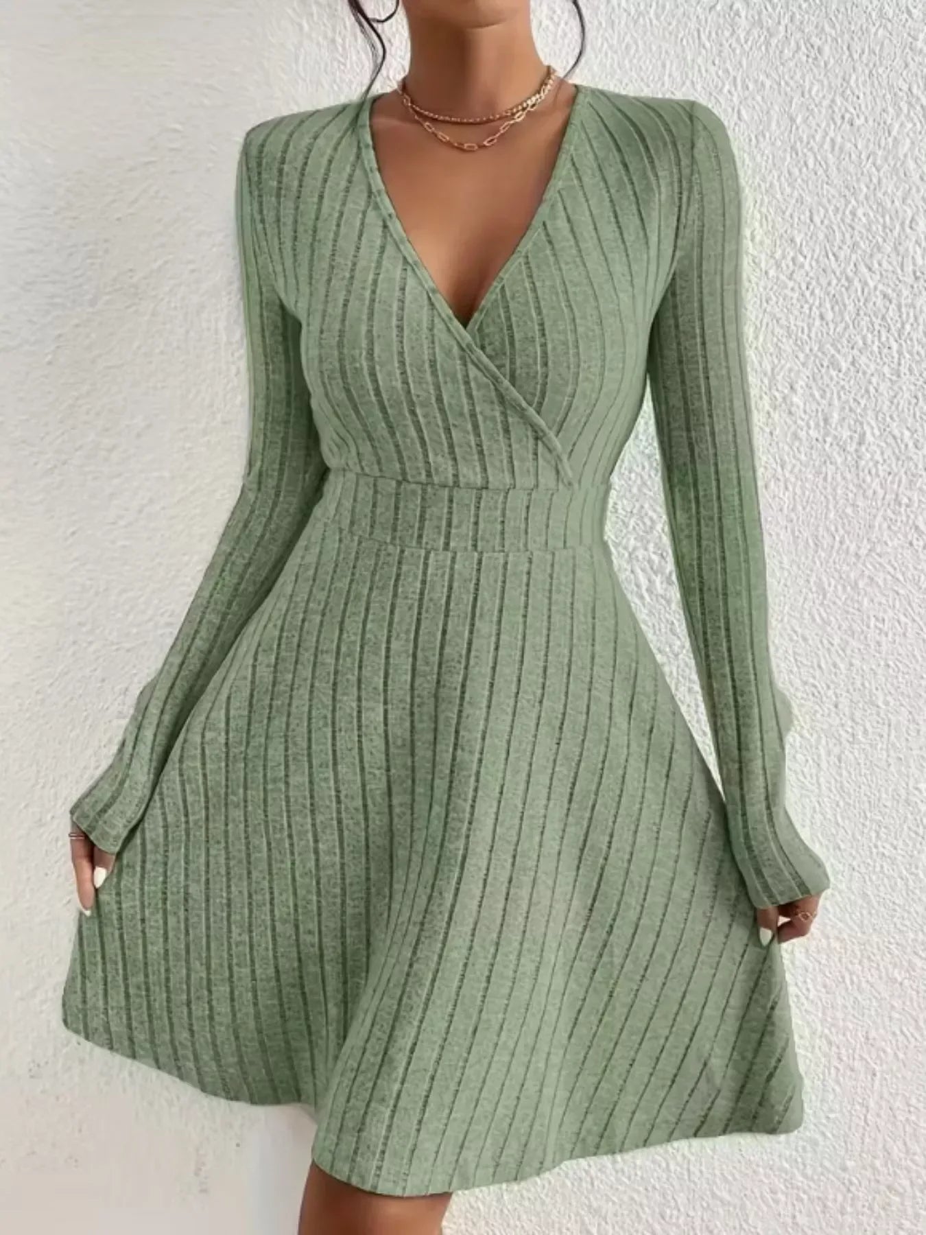 Wrap Mini Dress