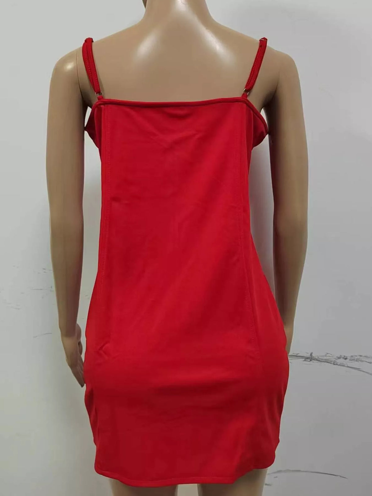 Zip-Front Bodycon Mini Dress in Extended Sizes