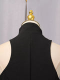 Zip-Front Sleeveless Mini Dress