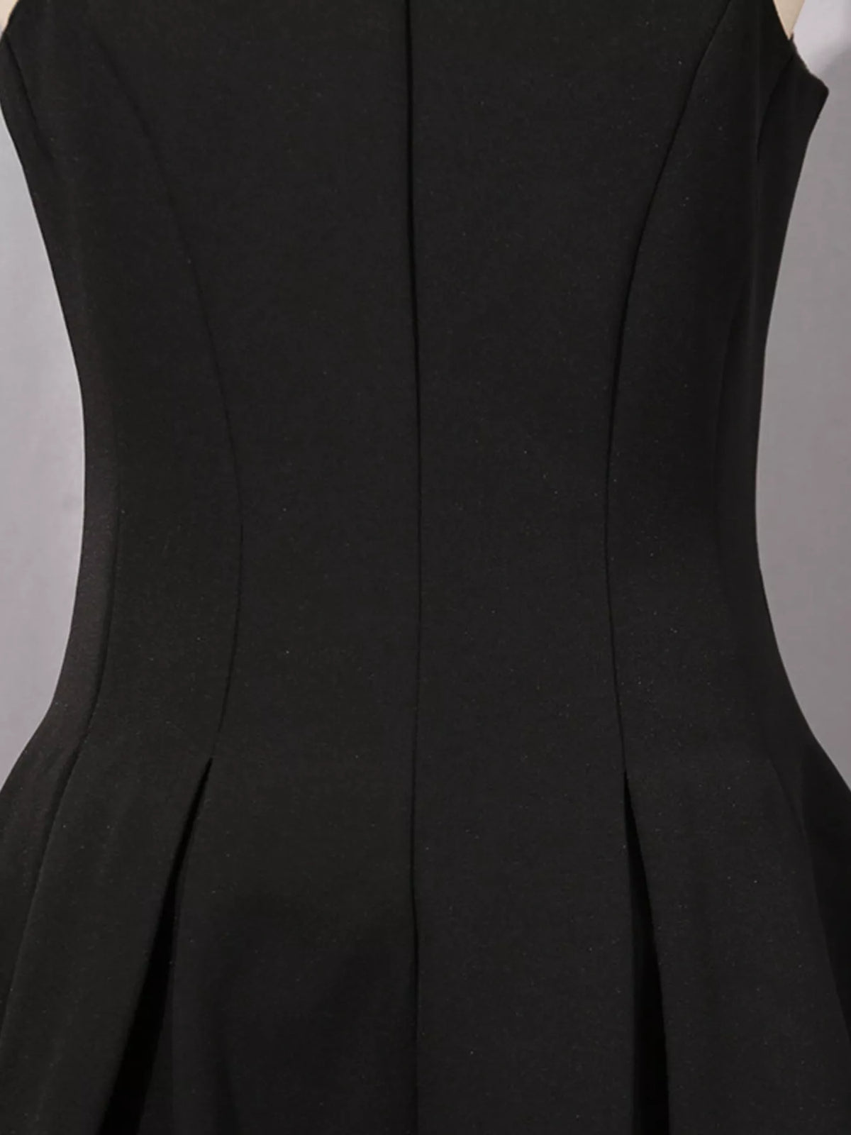 Zip-Front Sleeveless Mini Dress